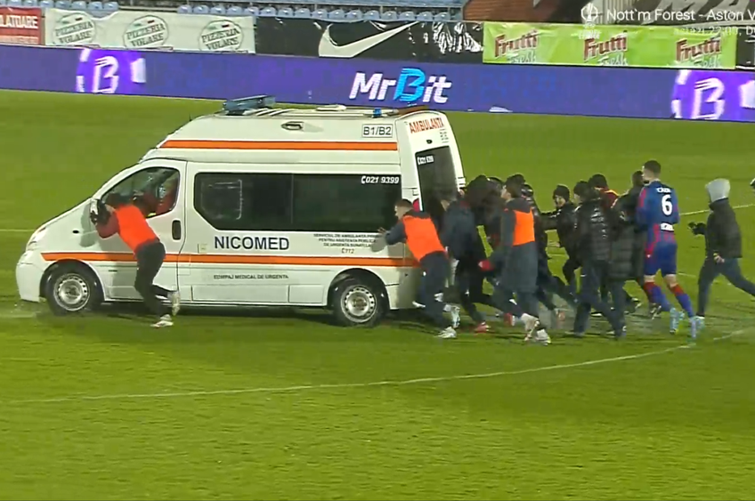 FC Voluntari - FC Bihor, deschiderea etapei 7 a play-off-ului din Liga 2 // Captură FOTO: Digi Sport 1