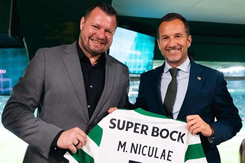Marius Niculae, prezent în tribunele stadionului lui Sporting Lisabona / foto: Instagram @sportingcp