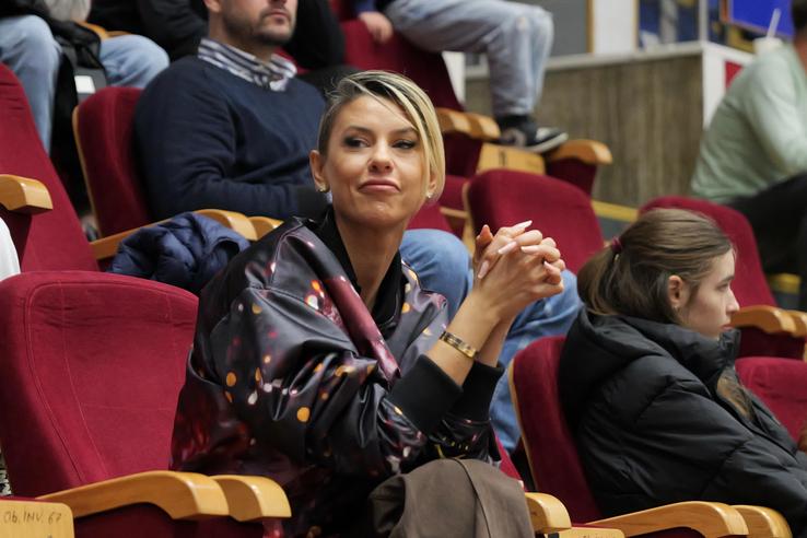 Andreea și Sergiu Hanca, prezenți la Cupa Liceelor / foto: Andrei Furnigă GSP