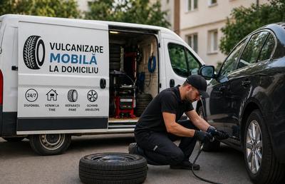 De ce să mergi la service când service-ul vine la tine? Vulcanizare mobilă la domiciliu, 24/7