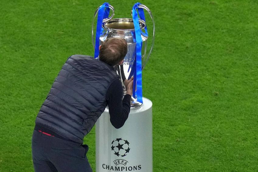 Thomas Tuchel a sărutat trofeul Ligii Campionilor // foto: Imago
