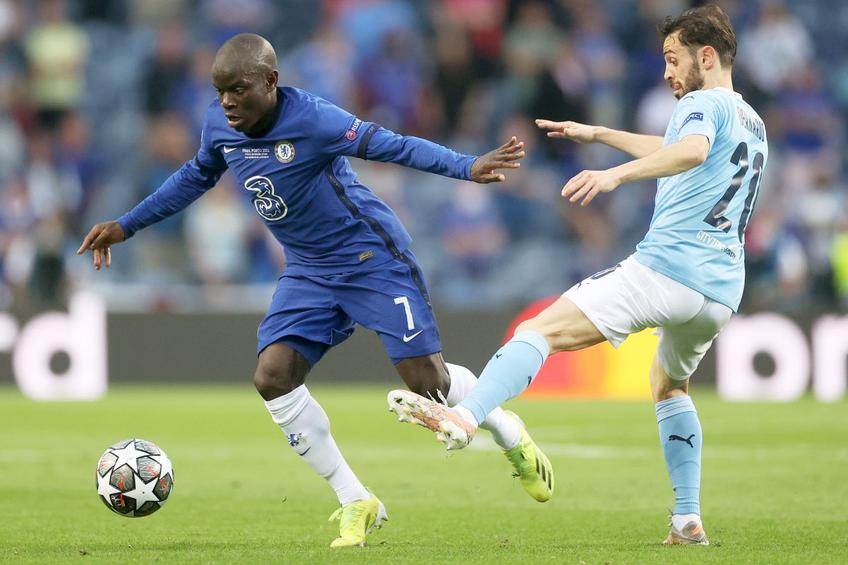 N'Golo Kante vs. Bernardo Silva în finala Ligii // foto: Guliver/gettyimages