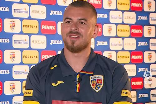Denis Alibec, România // foto: captură FRF TV