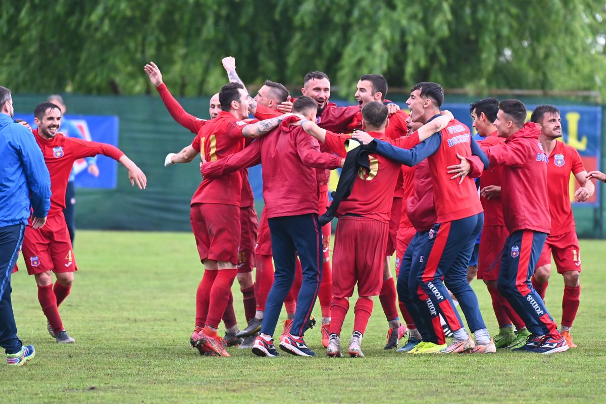CSA Steaua a promovat în Liga 2, la 4 ani de la reactivarea secției de fotbal!