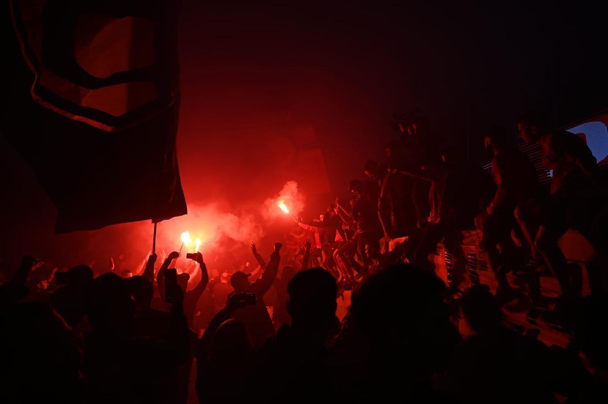 CSA Steaua, sărbătoare cu fanii în Ghencea / FOTO: Raed Krishan