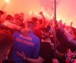 CSA STEAUA. Fiesta în Ghencea: peste 1.500 de fani la sărbătoarea promovării » Imagini incendiare! Suporterii au intrat în stadion: „Vă rugăm, părăsiți arena!”