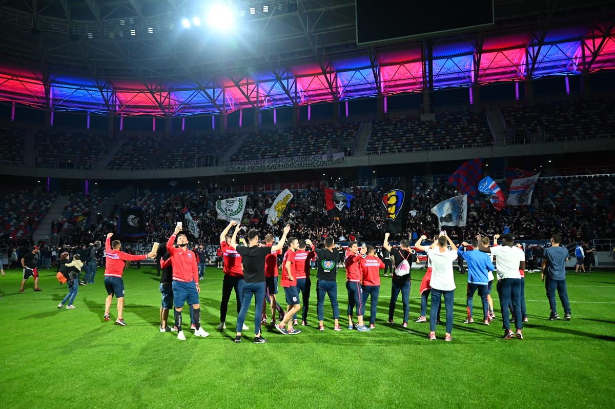 CSA Steaua, sărbătoare cu fanii în Ghencea / FOTO: Raed Krishan