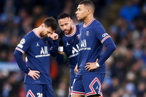 Neymar, Messi și Mbappe // foto: Guliver/gettyimages