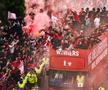 Parada jucătorilor lui Liverpool