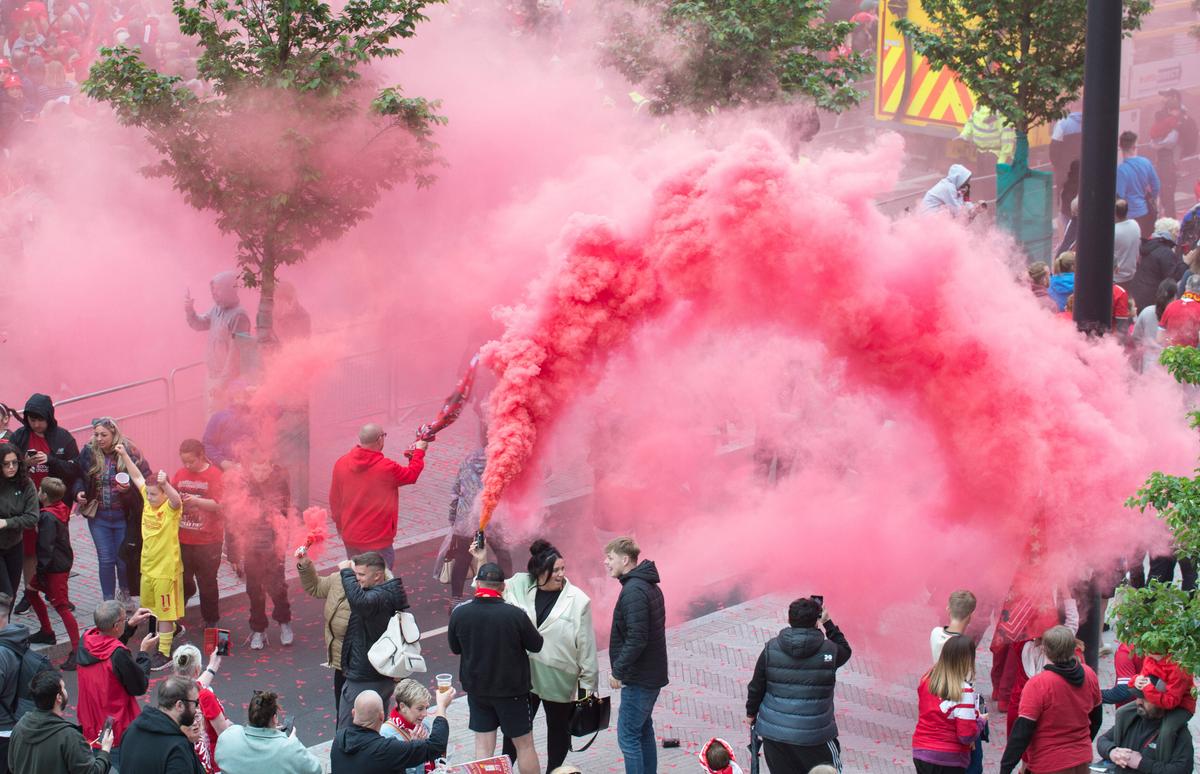 Parada jucătorilor lui Liverpool