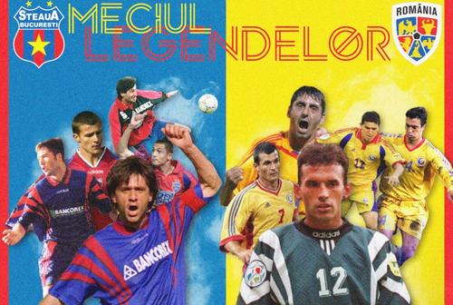 Meci între CSA Steaua și naționala României // foto: Facebook @ Steaua București