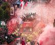 Parada jucătorilor lui Liverpool