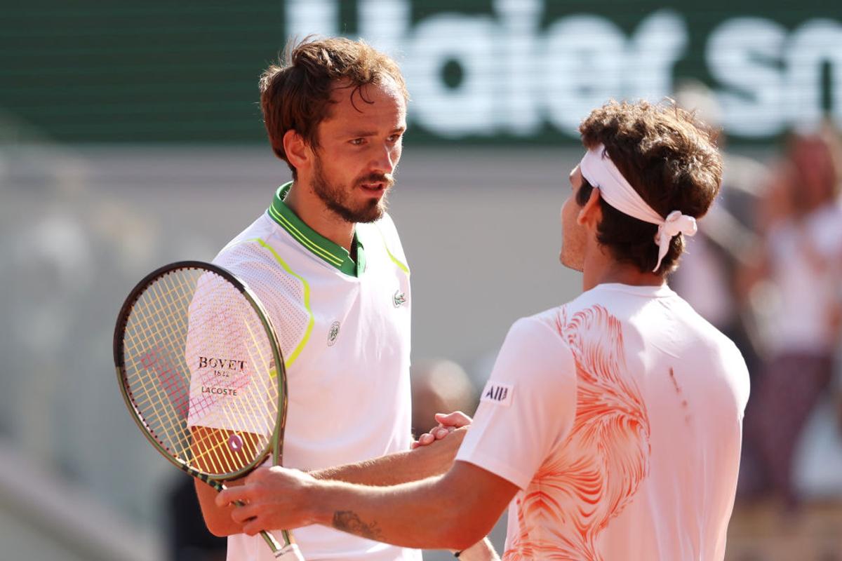 Daniil Medvedev, eliminat de rebelul Thiago Seyboth Wild
