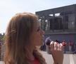 A intrat dezbrăcată la meciul favoriților: „Am stat 3-4 ore, am vorbit cu oameni faimoși”
