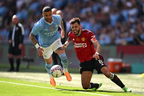 Manchester City -  Manchester United, 2-1, în finala Cupei Angliei / Foto: Getty Images