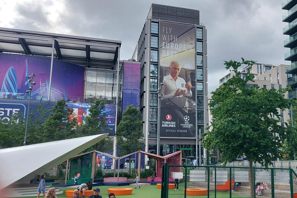 Pregătiri la stadionul Wembley pentru finala Ligii Campionilor