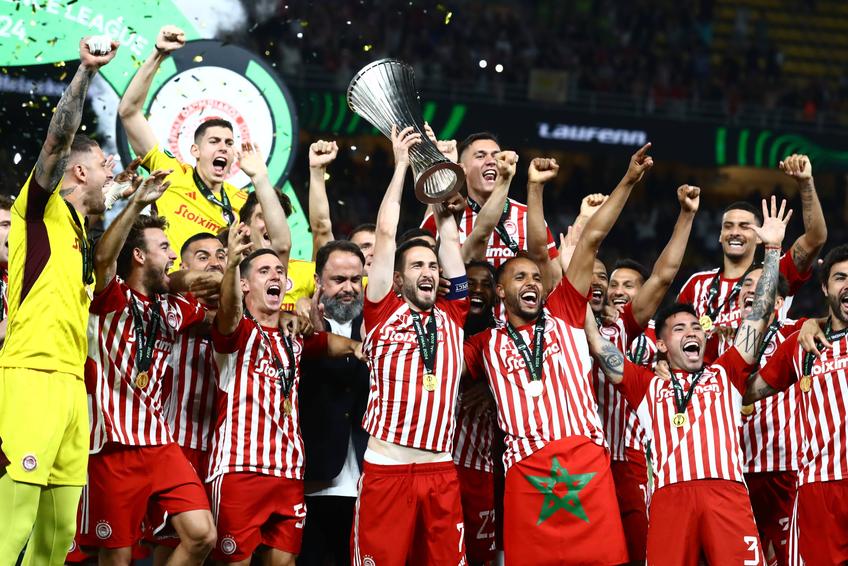 Olympiakos a învins-o pe Fiorentina, 1-0, după prelungiri, și este câștigătoarea ediției 2023/2024 din Conference League.