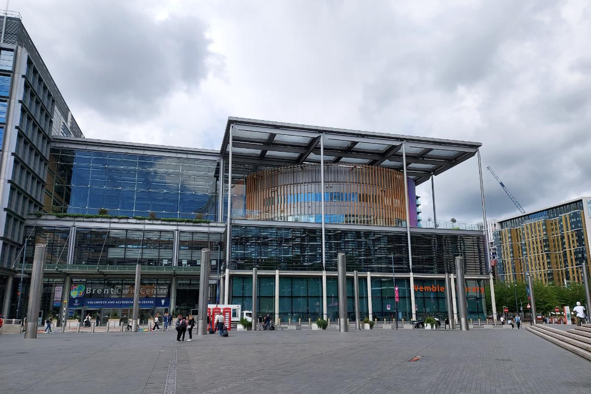 Pregătiri la stadionul Wembley pentru finala Ligii Campionilor