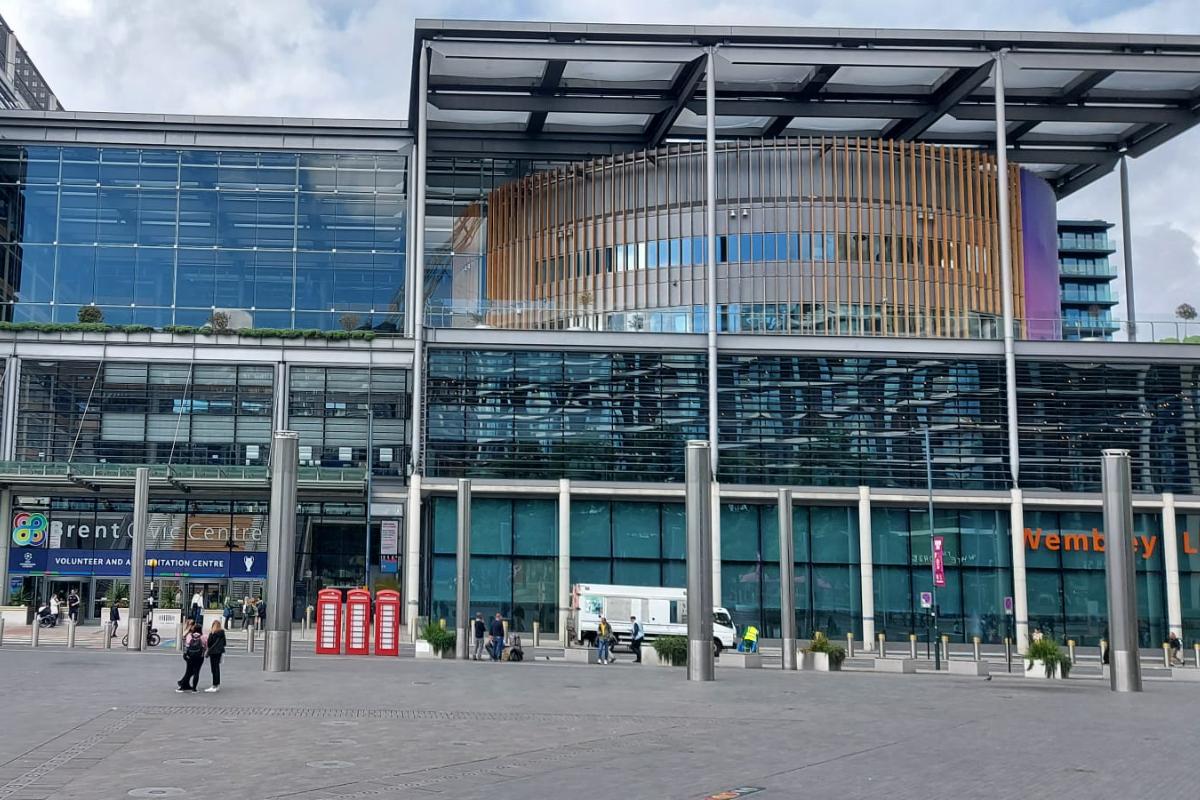 Pregătiri la stadionul Wembley pentru finala Ligii Campionilor