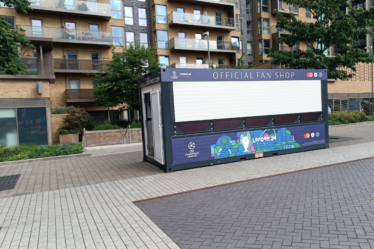Pregătiri la stadionul Wembley pentru finala Ligii Campionilor