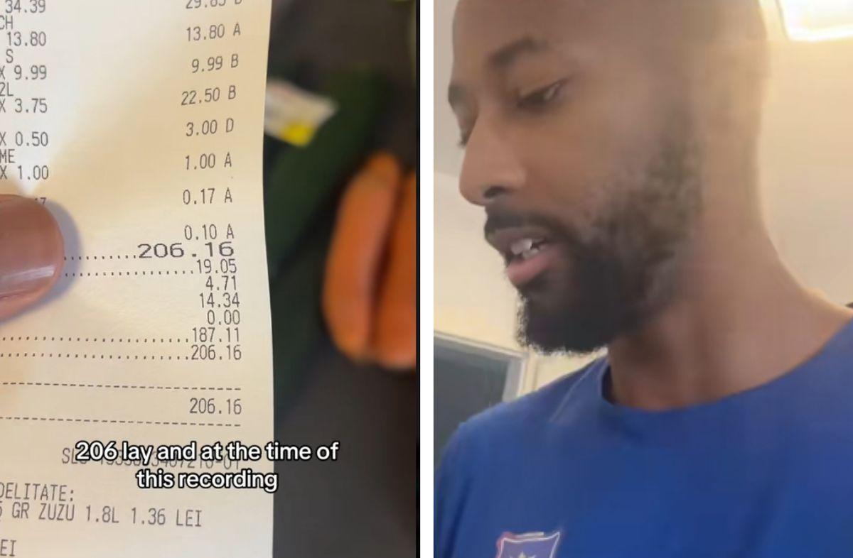 Un baschetbalist american, șocat de prețurile din România: „Nu îmi vine să cred!” » Pentru ce a plătit 206,16 lei
