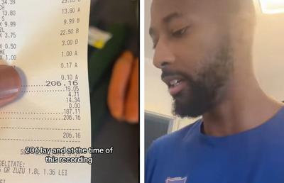 Un baschetbalist american, șocat de prețurile din România: „Nu îmi vine să cred!” » Pentru ce a plătit 206,16 lei