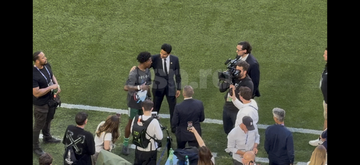 Patron PSG la antrenament
