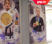 Imagini din sala lui Cătălin Zmărăndescu