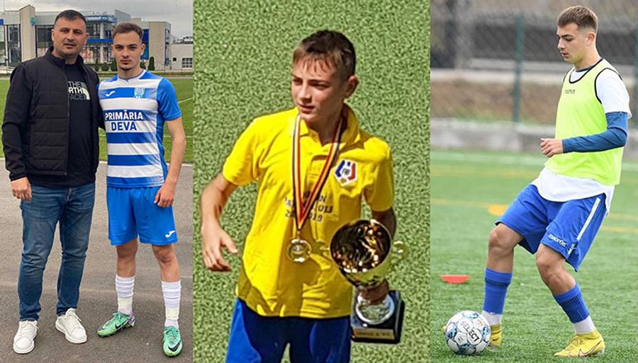 Bărăitaru a început fotbalul la FC Voluntari, apoi a fost împrumutat la Deva. Foto: gorjonline.ro Dinamo, aproape de al patrulea transfer » „Câinii” îl vor pe autorul golului antologic de la 70 de metri, dar Hermannstadt e și ea pe fir