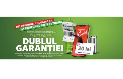 Kaufland oferă clienților încă o dată valoarea garanției SGR prin Kaufland Card