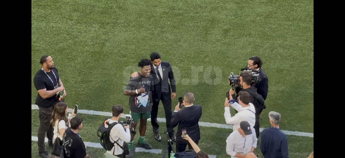 Nasser Al-Khelaifi, prezență neașteptată pe Allianz Arena, înainte de finala Ligii Campionilor » Ce a făcut când s-a întâlnit cu IShowSpeed