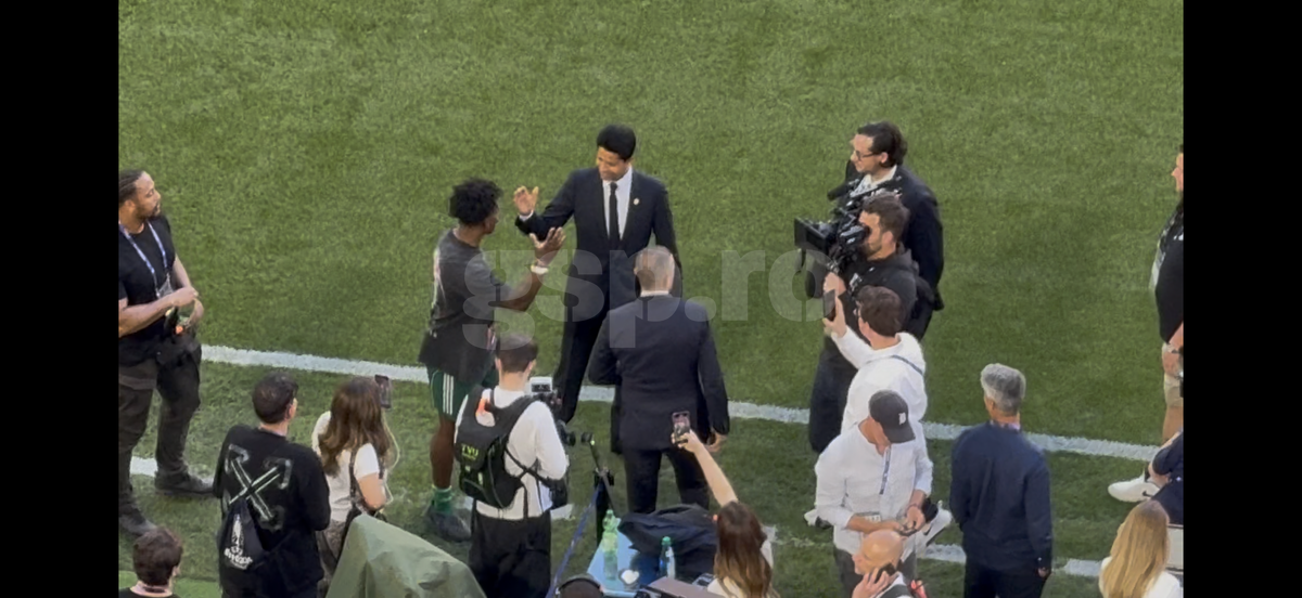 Nasser Al-Khelaifi, prezență neașteptată pe Allianz Arena, înainte de finala Ligii Campionilor » Ce a făcut când s-a întâlnit cu IShowSpeed