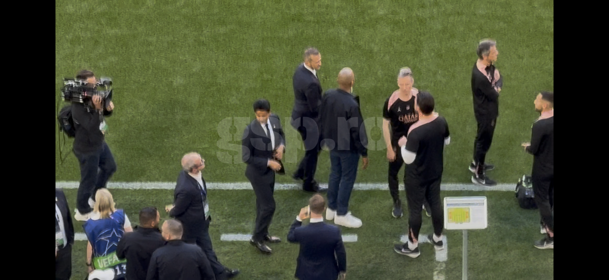 Nasser Al-Khelaifi, prezență neașteptată pe Allianz Arena, înainte de finala Ligii Campionilor » Ce a făcut când s-a întâlnit cu IShowSpeed
