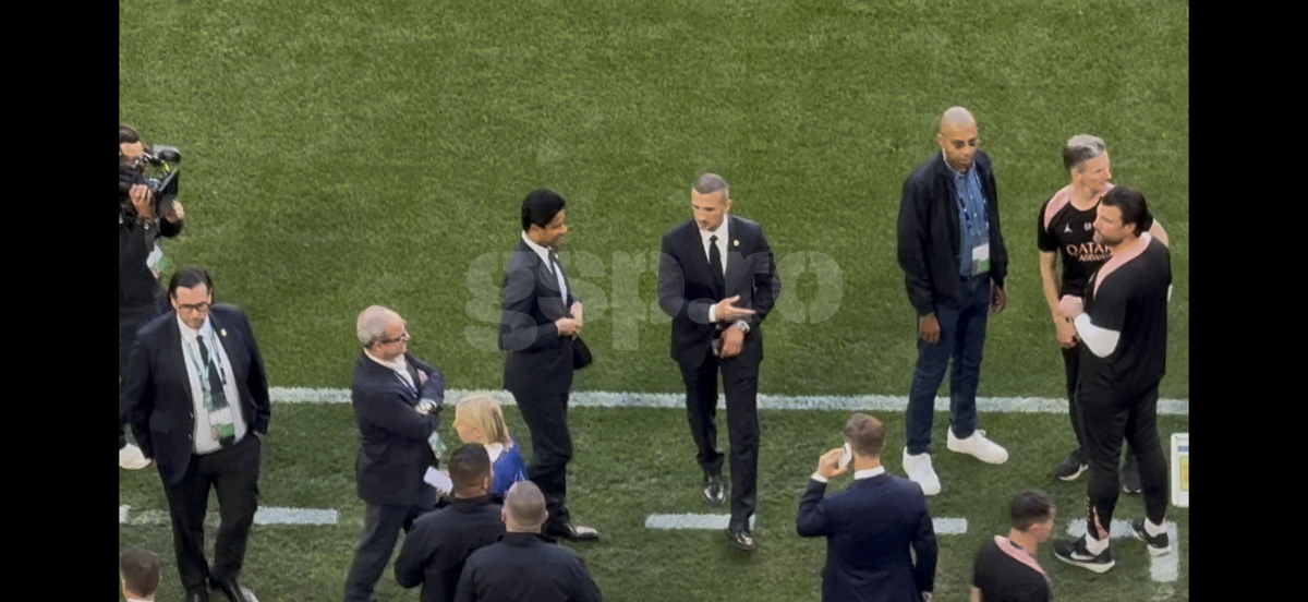 Patron PSG la antrenament