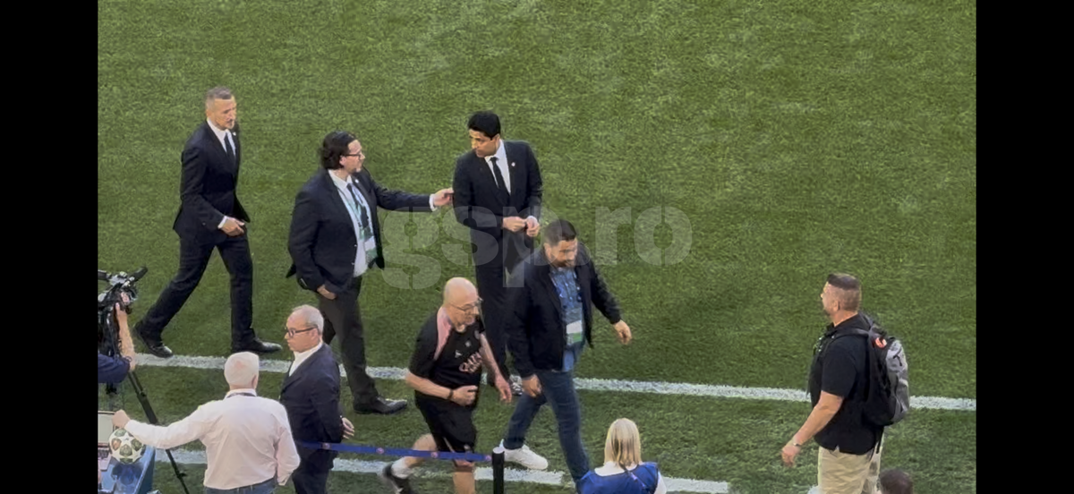 Nasser Al-Khelaifi, prezență neașteptată pe Allianz Arena, înainte de finala Ligii Campionilor » Ce a făcut când s-a întâlnit cu IShowSpeed