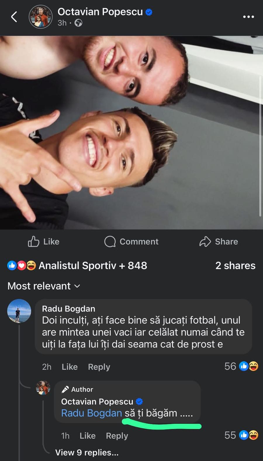 Scandal cu dinamoviștii! Tavi Popescu, derapaj suburban: „Să-ți băgăm...”