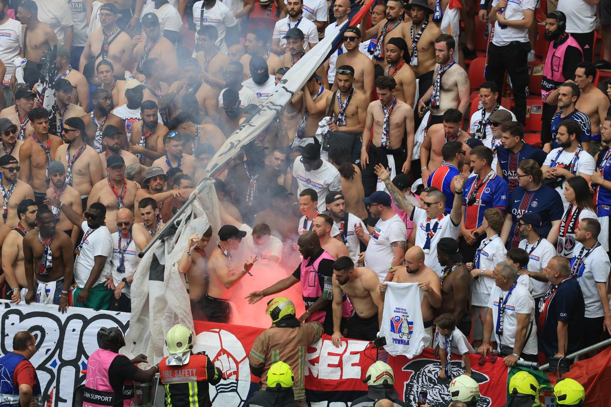 Nu s-a văzut la TV în timpul finalei PSG - Arsenal! Conflict intern pe „Puskás Aréna”
