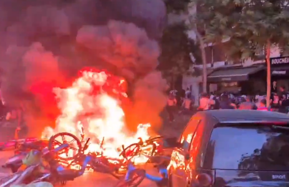 Tensiuni la Paris, imediat după finala Ligii Campionilor » Mobilizare generală, mii de polițiști pe străzi