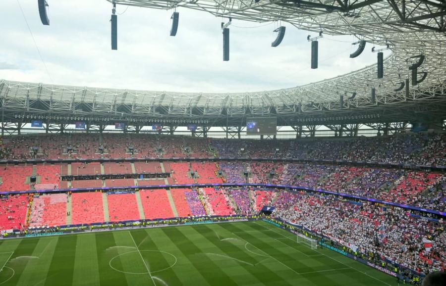 Arena din Budapesta, cu 90 de minute înaintea finalei / FOTO: Cezar Titor (GSP.ro) PSG este vechea și noua CAMPIOANĂ a Europei! Dramatism fără margini pentru Arsenal la Budapesta