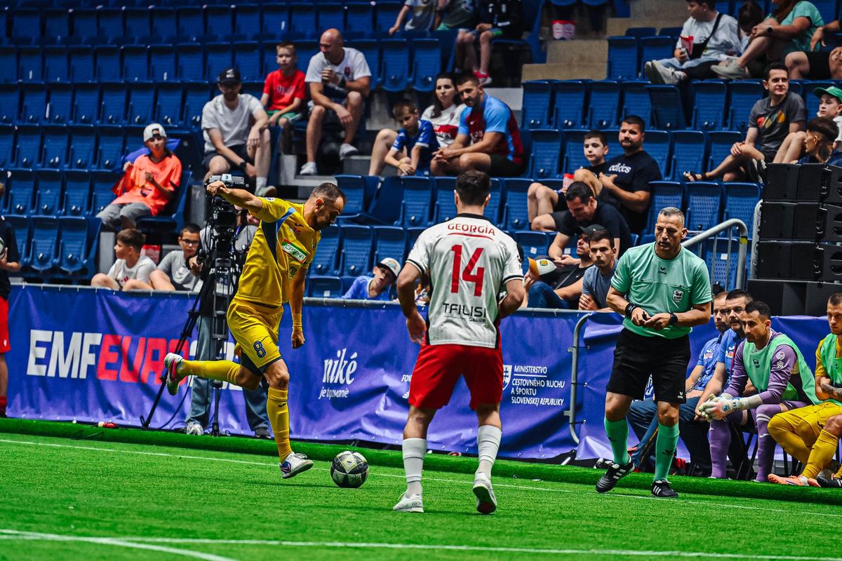 România termină pe primul loc grupa la Europeanul de minifotbal » Demonstrație de forță contra Georgiei