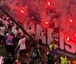 Imaginile cenzurate de UEFA la televizor! » Haos total după golul lui Dembélé: poliția a intrat în forță pe stadion. Foto: Andrei Crăițoiu (GSP.RO)
