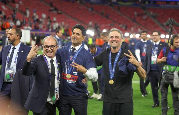 Zeci de mii de persoane sărbătoresc victoria lui PSG, Nasser Al-Khelaïfi a făcut un apel important