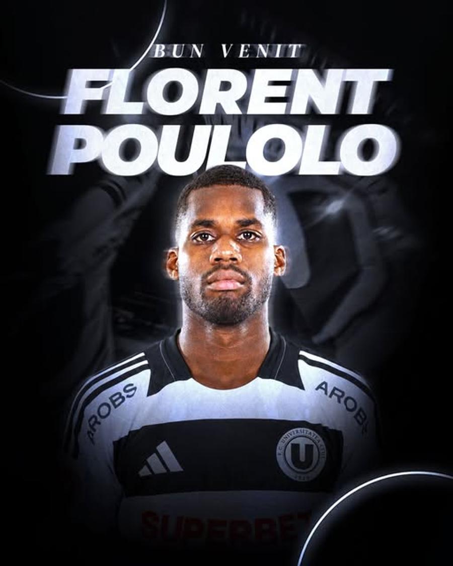 Florent Poulolo, prezentat la U Cluj Florent Poulolo a semnat! Al treilea transfer al verii pentru cel mai grăbit club din Superliga