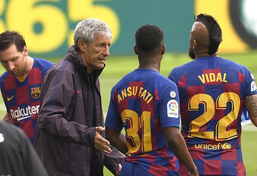 Quique Setien poate pleca de la Barcelona  // FOTO: Guliver/GettyImages