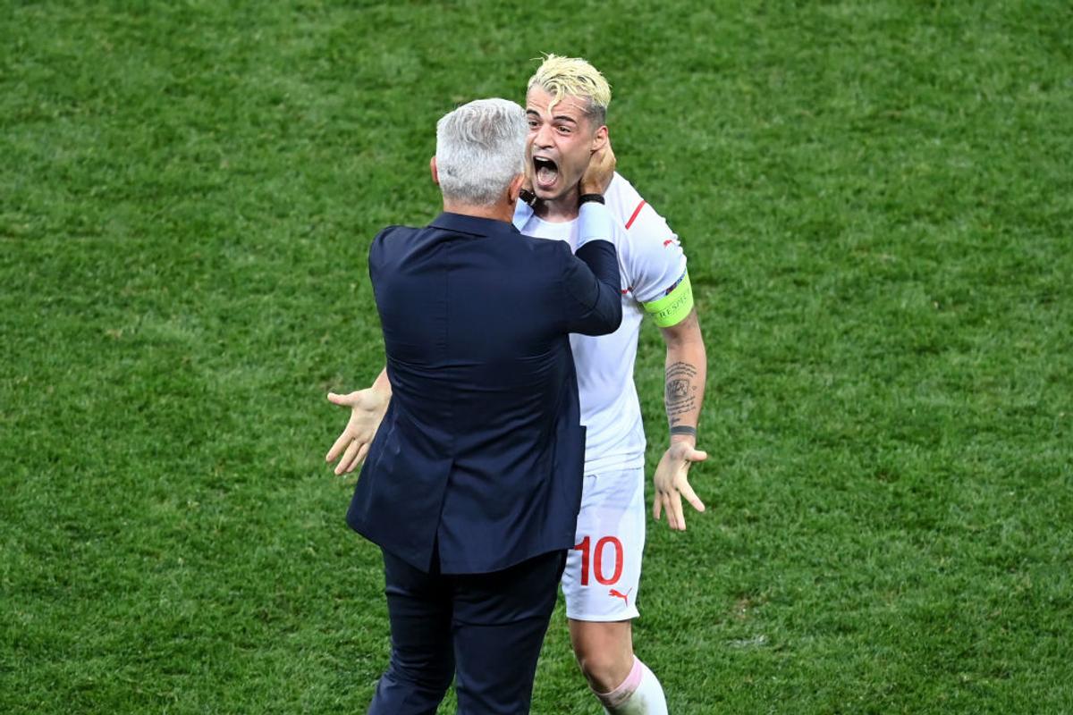 Faza pe care toți am ratat-o! Moment genial pe Arena Națională: ce făcea Xhaka în timp ce colegii sărbătoreau cu galeria