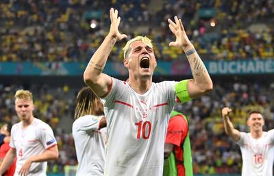 Faza pe care toți am ratat-o! Moment genial pe Arena Națională: ce făcea Xhaka în timp ce colegii sărbătoreau cu galeria