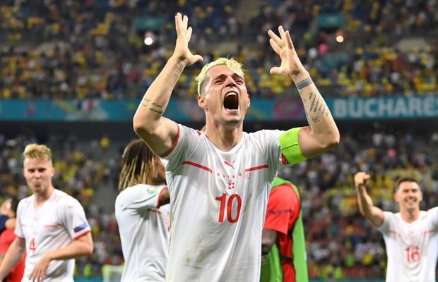 Faza pe care toți am ratat-o! Moment genial pe Arena Națională: ce făcea Xhaka în timp ce colegii sărbătoreau cu galeria