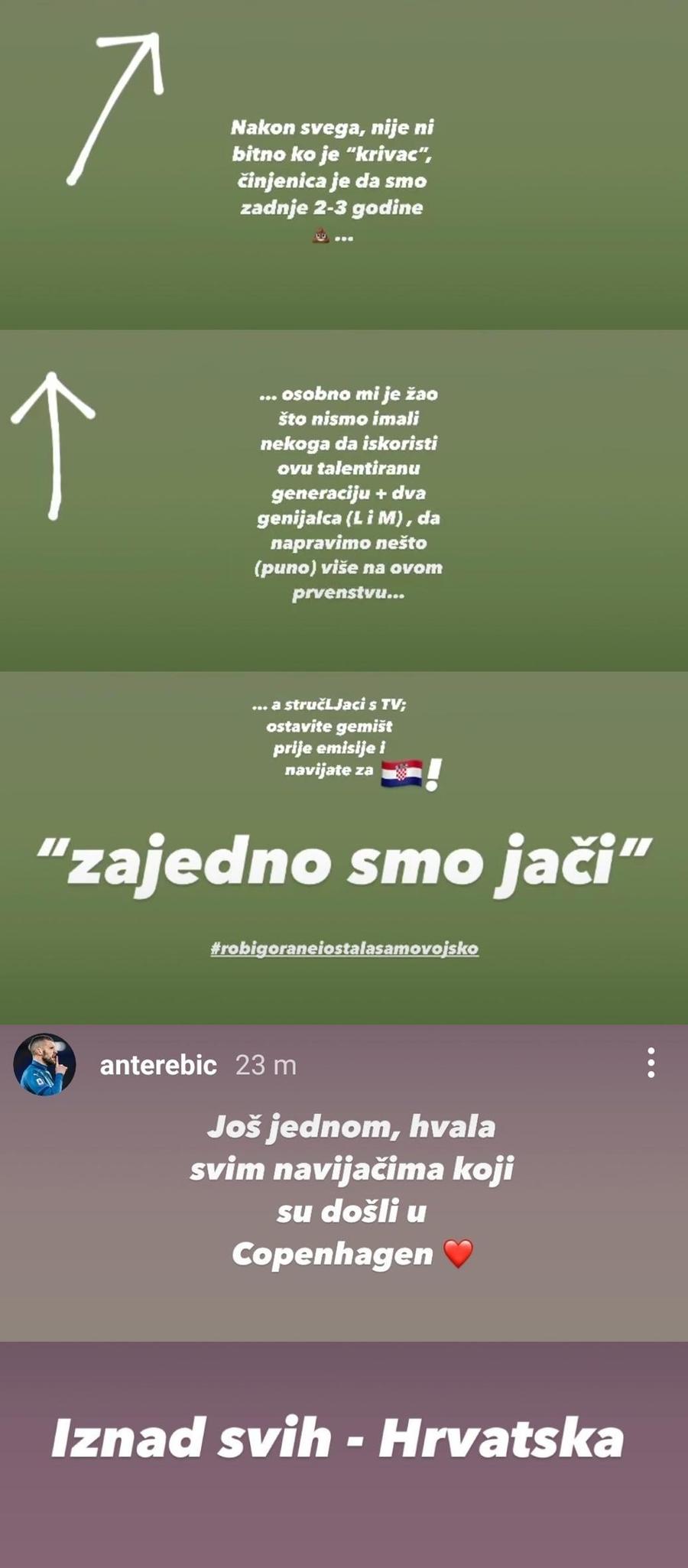 Ante Rebic a cedat nervos // sursă capturi: sportske novosti Scandal după eliminarea de la Euro » Cel mai slab jucător al echipei își atacă selecționerul: „Suntem praf de 3 ani!”