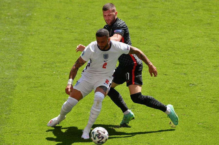 Ante Rebic, în Anglia - Croația 1-0 // foto: Guliver/gettyimages Scandal după eliminarea de la Euro » Cel mai slab jucător al echipei își atacă selecționerul: „Suntem praf de 3 ani!”