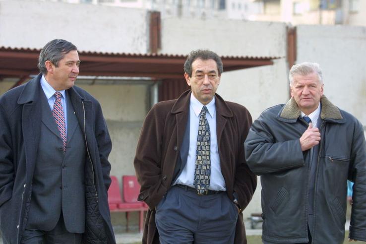 Nicolae Berechet (în stânga) - imagine din arhiva GSP cu fostul personaj influent de la Dinamo